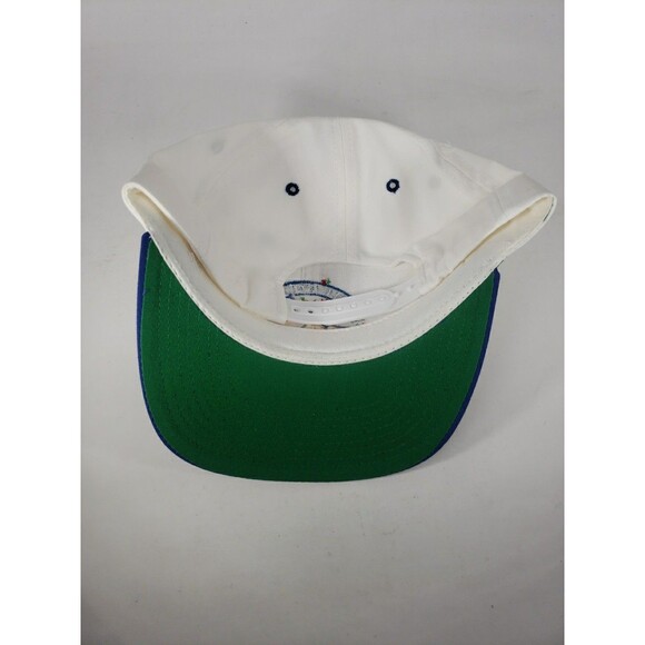 Vintage Merit Bowling Trucker Hat Embroidered Blue White Snapback NOS Pins Ball - Picture 7 of 14